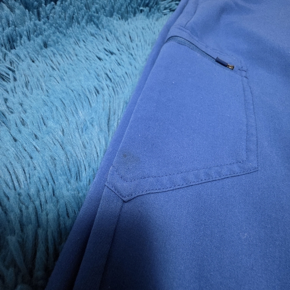 Figs Uman Relaxed Royal Blue Jogger Scrub Pants Womens XS/P - Picture 11 of 11